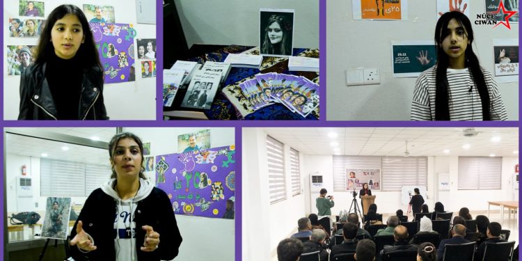 Jinên Ciwan ên Têkoşer û RJAK’ê bi boneya 25ê Mijdarê semînerek li dar xist