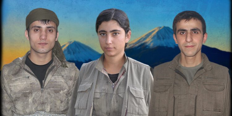 Nasnameya 3 gerîlayên li Metînayê şehîd bûn hate eşkerekirin -NÛ BÛ