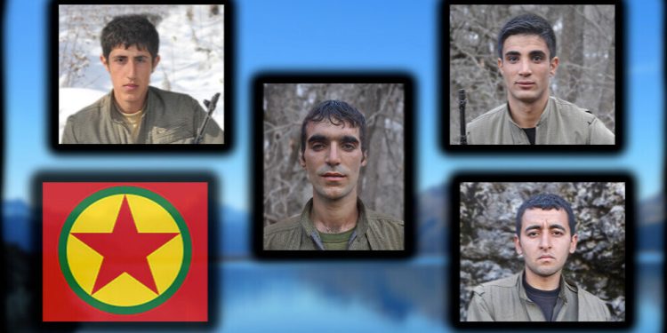 Nasnameya 5 gerîlayên di sala 2016’an de şehîd bûne, hate eşkerekirin