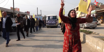 Basa gerok a Ciwanên PYD îro jî li bajarê Rimêlan bû