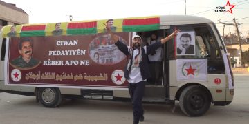 Basa gerok a Ciwanên PYD ê îro jî li bajarê Qamişlo bû