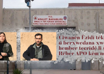 Ciwanên Êzidî têkoşîn û berxwedana xwe li hember tecrîdê li ser Rêber APO kêm nekin