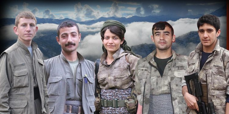 HPG’ê nasnameya 5 gerîlayên şehîd eşkere kir