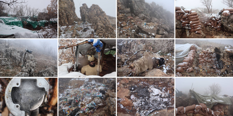 Çeperên ku artêşa Tirk li pey xwe hiştin: “Diyar e ku ji nişka ve xwe vekişandine”