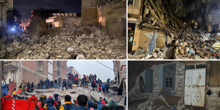 Erdhêj li Bakûr Kurdistan û Suriyeyê gelek avahî hilweşand – hat nûkirin