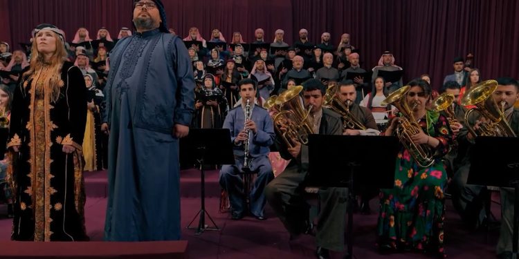 Hunergeha welat bi dengê 150 hunermendên Ereb jibo Rêber Apo kilîpek derxist