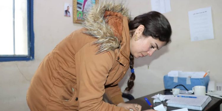 Jinên ciwan û ciwanan Şehbayê li Fafînê ji bo azadiya Rêber Apo îmza komkir