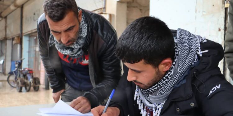 Jinên ciwan û ciwanan Şehbayê li Fafînê ji bo azadiya Rêber Apo îmza komkir