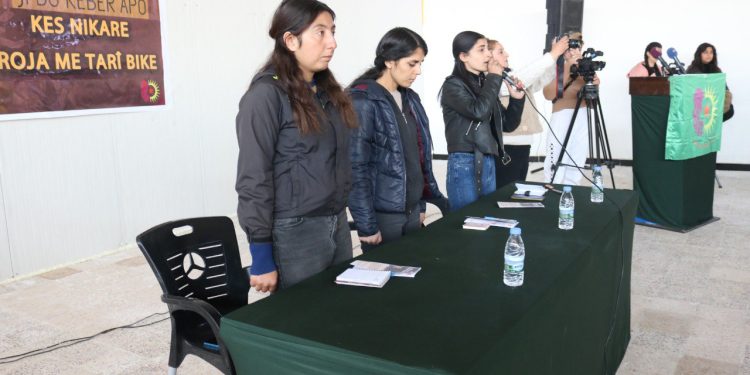 Yekemîn konferensa Yekîtiya jinên ciwan ji bo Rêber APO hat li darxistin