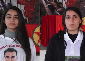 Ji bo Azadiya Rêberê xwe Ciwanên Mexmur Çalakiyê de ne