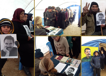 Ciwan û Jinên Ciwan ên Şehbayê li Babinîs ji bo azadiya Rêber APO ya fîzîkî îmze kom kir