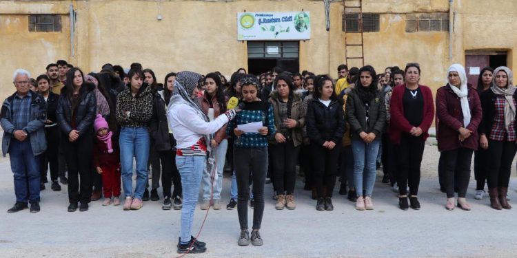 ​​​​​​​Xwendekarên Şehbayê Komkujiya Cindirêsê şermezarkirin