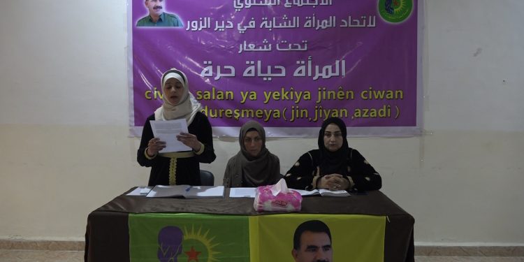 Civina salanê ya jinên ciwan li Dêrazorê hat lidarxistin