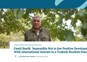 Bayik: Wê rê nedin Dagirkeriyeke nû