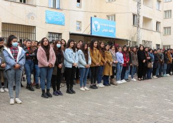 Tevahî Sazî û Dezgehên Rêveberiya Xweser a Herêma Firatê 5 deqeyan rêz girt ji bo şehîdên Komkujiya Helebce