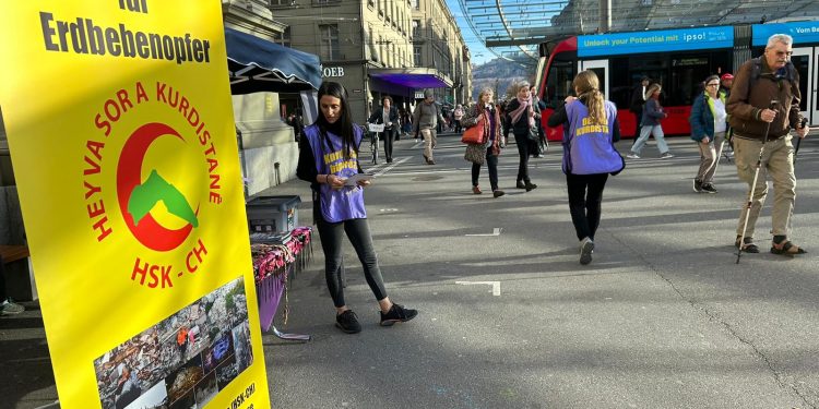 TekoJIN li Bernê standekê ji bo “Jin Jiyan Azadî – Serbixe Azadî” vekir