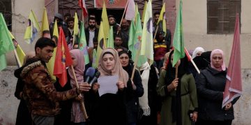 Ciwanên Ereb Komkujiya Helebce şermezar kirin