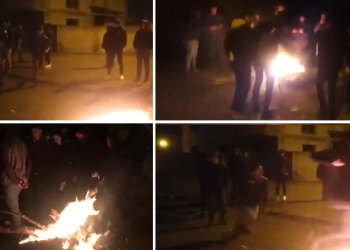 Ciwanan agirê Newrozê li Taxa Hacibekîr pêxistin