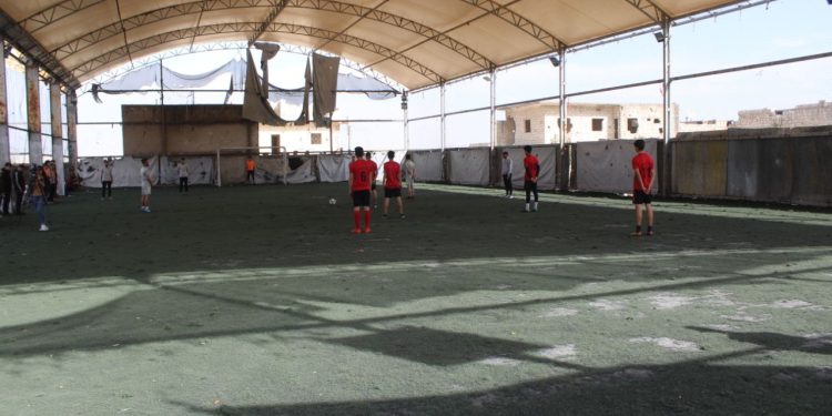 Tevgera Ciwanên Şoreşger li Helep şehîdên serhildana Qamişlo bibîranîn