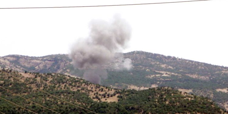 HPG: Artêşa Tirk a Dagîrker di rojêkî de 42 caran êrîşî Herêmên Parastina Medya yê kir