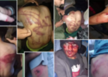 Cendirmeyên Tirkiyê komekê ciwanên Sûriyeyî bi awayekî hovanê îşkence kir