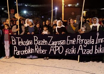 Çalakiya kon vedanê ya ciwanên Mexmûr ya ji bo Rêber Apo bi dawî bû