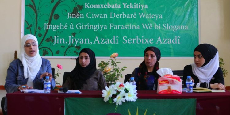 Jinên Ciwan li Tebqayê panelek li ser girîngiya parastina jîngehê dar xist