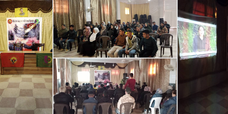 Li Şehba rêze civînan bi dirûşmeya “Mala xwe, taxa xwe, welatê xwe biparêze” didominin