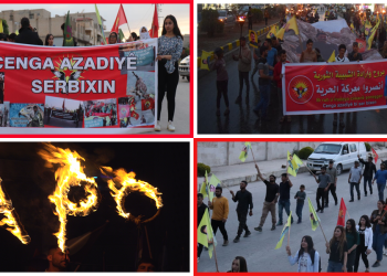 Ciwanên Şoreşger û Jinên Ciwan li seranserî Bakur û Rojhilatê Sûriyê beşdarbûna xwe ya hemleyê “Cenga Azadiyê serbixe”ragihandin