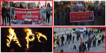 Ciwanên Şoreşger û Jinên Ciwan li seranserî Bakur û Rojhilatê Sûriyê beşdarbûna xwe ya hemleyê “Cenga Azadiyê serbixe”ragihandin