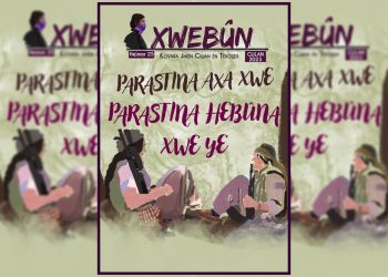 Kovara Xwebûn bi dirûşmeya “Parastina axa xwe parastina hebûna xwe ye” derket