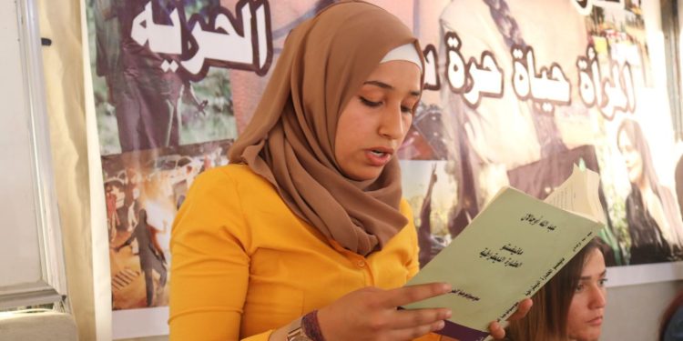 Jinên Ciwan ên Eyn Îsa û Girê Spî komxebatekê li dar xistin