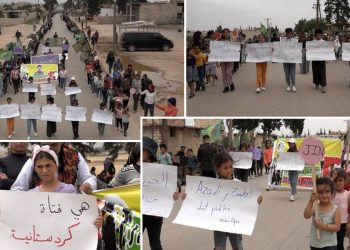 Jinên Ciwan, keç û Jin bi hev re li dijî destavêtina zarokan a li kolanan