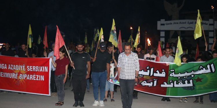 Ciwanên Kobanê ji bo Mexmurê Meşîyan