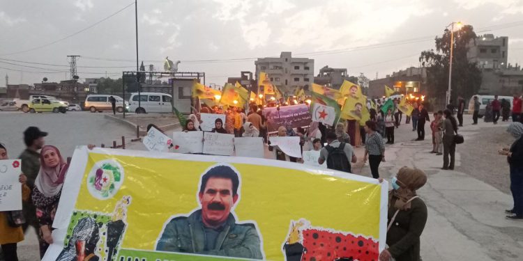 Jinên ciwan ên Hesekê: “Em ê bibin destek ji gelê xwe yê Mexmûrê re”