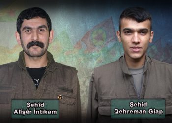 Nasnameya 2 gerîlayên şehîd hat eşkerekirin