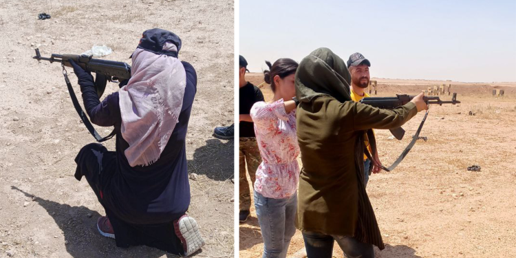 Jinên Ciwan ji bo parastina axa xwe amade ne