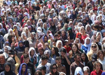 Şêniyên Şehbayê li dijî hevkariya Rûsyayê ya bi dewleta Tirk re meşiyan