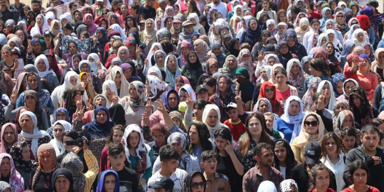 Şêniyên Şehbayê li dijî hevkariya Rûsyayê ya bi dewleta Tirk re meşiyan