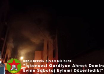 HBDH’ê berpirsyariya çalakiya li ser mala gardiyanekî li xwe girt