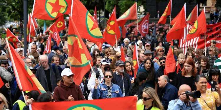 Çalakiye li dijî NATO û qanûna nû ya terorê li Stockholmê