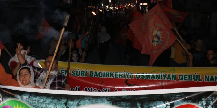 Ciwanên Qamișlo li Dijî Êrîşên Dagirkerîyê Meşîyan