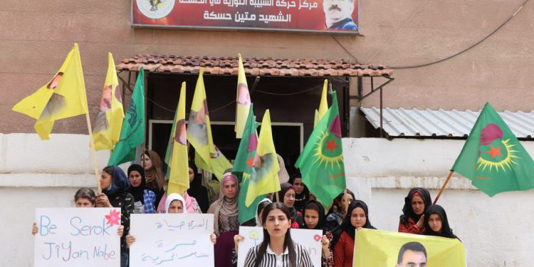 Yekîtiya jinên ciwan li Hesekê der barê tecrîdê daxuyanî da