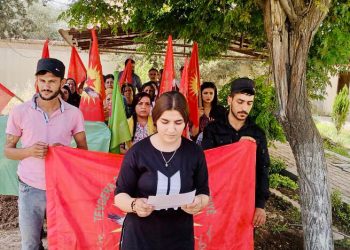 Tevger ciwanên şoreşger li Dirbesiyê daxuyanî da