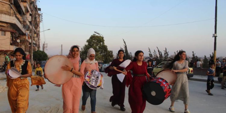 Yekîtiya Jinên ciwan a Helebê çalakî li dar xistiye