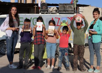 Ciwanan li Şehbayê ji bo Azadîya Fîzîkî ya Rêber Apo destbi pirtukxaneya Gerok kir 