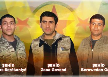 HPG’ê nasnameya 3 gerîlayên li Zapê şehîd bûn, eşkere kir