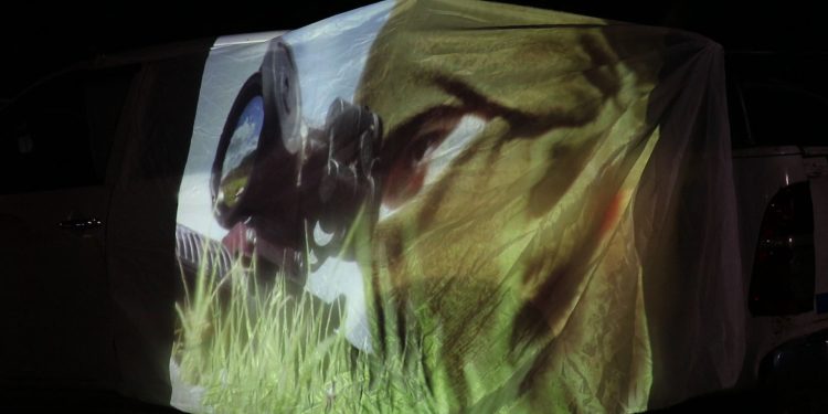 Jinên ciwan li Qamislo pêşandana sînevîzyonek vekirî kirin