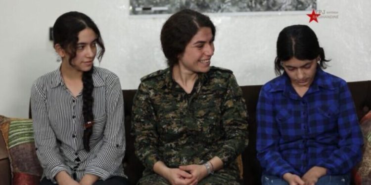 Hêzên YPG-YPJ’ê du xwişkên Êzidî rizgar kirin