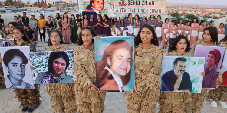 Jinên ciwan li Şehba bi bernameyeke dewlemend şehîd Zîlan bibîranîn